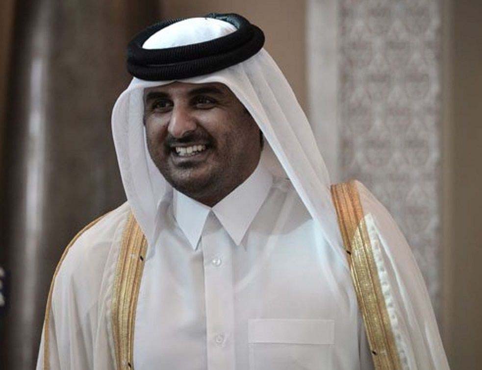 Seik Tamim bin Hamad el Tani, Katar, TVIT